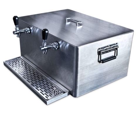 wrapped stainless steel jockey box|build your own jockey box.